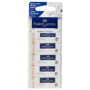 Faber Castell Dust-Free Eraser 6 Pieces