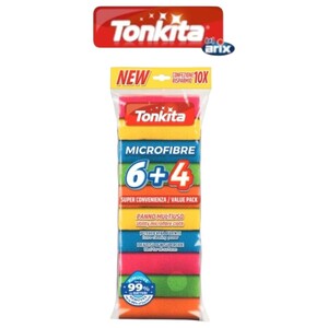 Tonkita Microfibre Cloth 6 + 4 Pieces