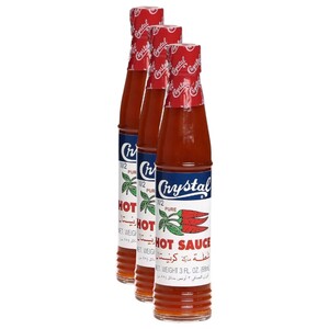 Crystal Hot Sauce 3Oz 88Ml X3