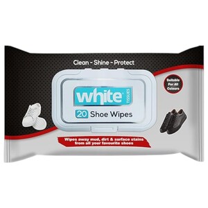 White Shoe Wipes 20 Pieces