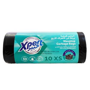 Xpert 10 Gallon Wavetop Garbage Bags 54 X 60 Cm 30 Bags