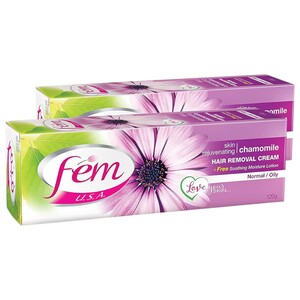 Fem Hair Remover Cream Chamomile 120G X2