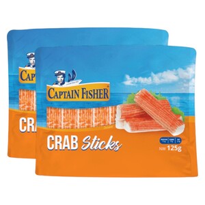 Captain Fisher Frozen Crab Sticks  Surimi 125G X2