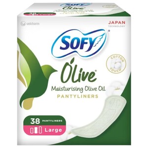 Sofy Pantyliners Olive Large 38 Pieces
