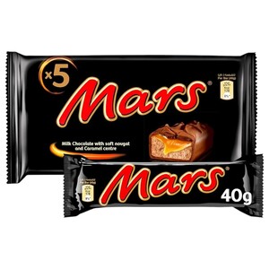 Mars Chocolate Bar 40G X5