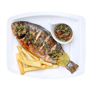 Grilled Fish Sea Bream Tunisia