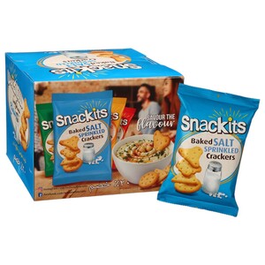 Nabil Snackits Baked Crackers Salt Sprinkled 40G -20% Off