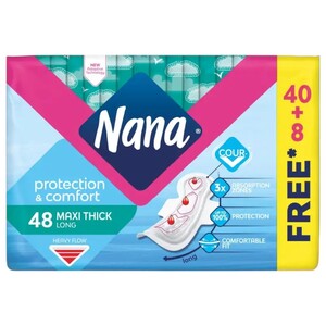 Nana Pads Maxi Thick Long 48 Pieces
