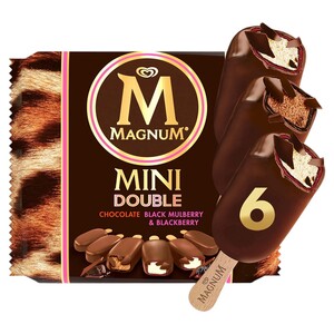 Magnum Ice Cream Double Chocolate Black Mulberry & Blackberry 345Ml