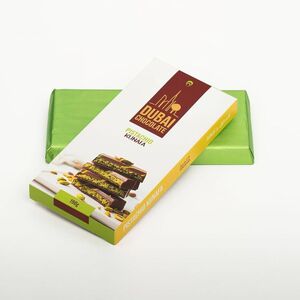 Tamrah Dubai Pistachio Kunafa Chocolate Bar 190 Gr
