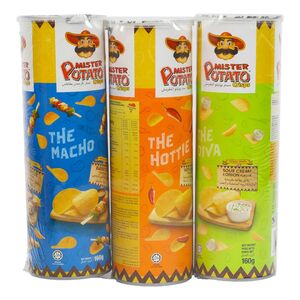 Mr.Potato Crisps 160 Gr Pack Of 3
