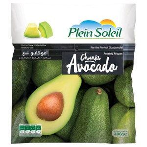 Plein Soleil Frozen Avocado Chunks 400G