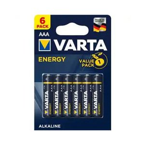 Varta Battery Nrj Aaa 6Pcs