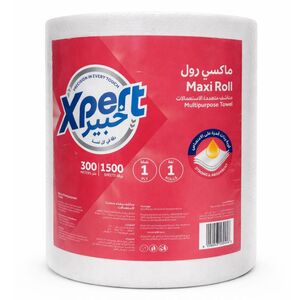 Xpert Maxi Roll 1 Ply 1500 Sheets 300 Meter