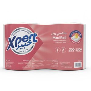 Xpert Maxi Roll 1 Ply 1500 Sheets 300 Meter X 2