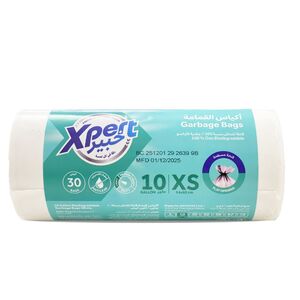 Xpert 10 Gallon Garbage Bag White 54 X 60 Cm 30 Bags