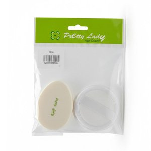 Pretty Lady Fondation Sponge Round Shape 4 Pcs