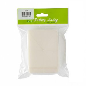 Pretty Lady Rectangular Face Sponge 4 Pcs