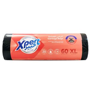 Xpert 60 Gallon Garbage Bag Black 90 X 110 Cm 20 Bags