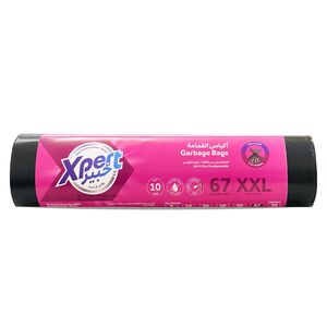 Xpert 67 Gallon Garbage Bag Black 105 X 125 Cm 10 Bags
