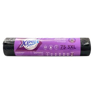 Xpert 75 Gallon Garbage Bag Black 120 X 140 Cm 10 Bags