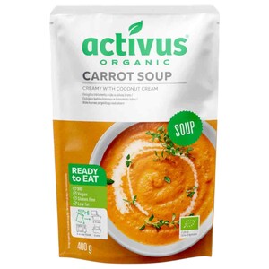 Activus Soup Carrot Organic 400G