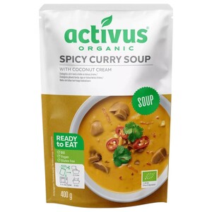 Activus Soup Spicy Curry Organic 400G