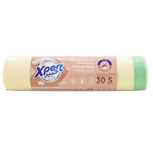 Xpert 30 Gallon Biodegradable Drawstring Garbage Bag Vanilla Scented 60 X 90 Cm 20 Bags