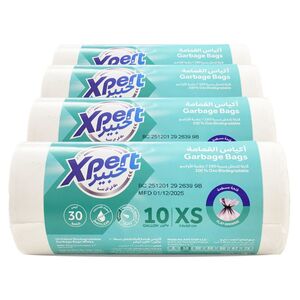 Xpert 10 Gallon Biodegradable Garbage Bag White 4 X 54 X 60 Cm 30 Bags