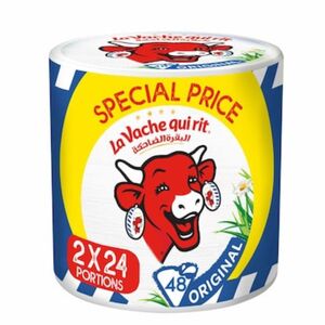 La Vache Qui Rit Original Cheese Triangles 24 Portion 360 Gr Pack Of 2