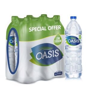 Oasis Bottled Drinking Water 1.5 L Pack Of 6