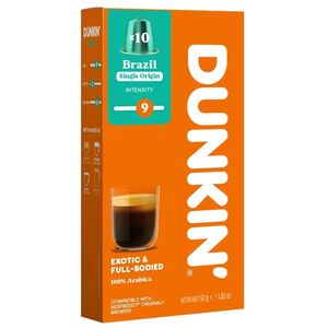 Dunkin Original Nespresso Capsules 5.2 Gr Pack Of 10