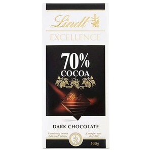Lindt Excellence Dark Chocolate 70% Cocoa 100G