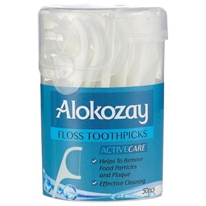 Alokozay Floss Toothpicks 50 Pieces