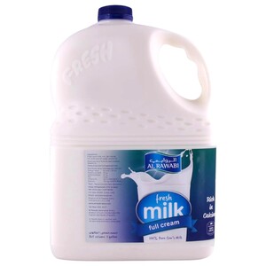 Al Rawabi Fresh Milk Full Cream 3L