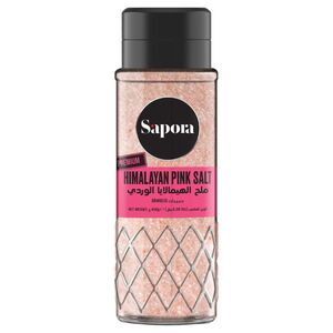 Sapora Himalayan Pink Salt Granules Bottle 400 Gr