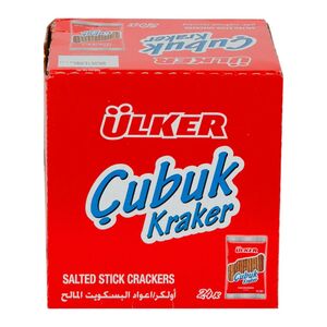 Ulker Cubuk Stick Crackers 30 Gr Pack Of 24