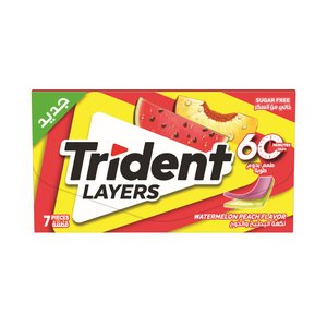 Trident Chewing Gum Peach Watermelon 13.5G
