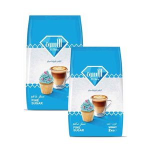 Al Osra Fine White Sugar 2 Kg X Pack Of 2