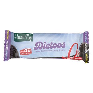 Health Up Dietoos Cocoa Cookies With Vanilla Cream 44G