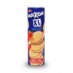 Maxon Biscuit Xl Filled Strawberry 400G