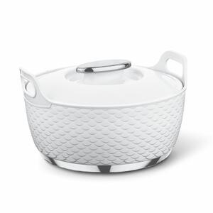 Majestic Gold Casserole Dlx 1000Ml- Beige/White