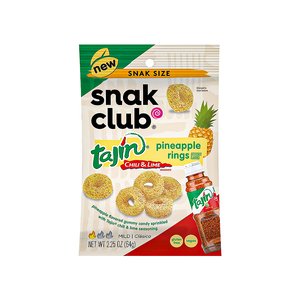 Snak Club Tajin Pineapple Rings 64Gm