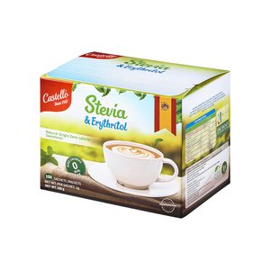 Castello Since 1907 Zero Calorie Stevia Sweetener Sachet 100Pcs
