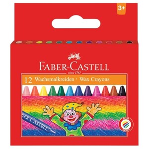 Faber Castell Wax Crayons 12 Pieces