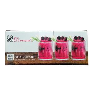 Diveenas Juice Glass 6Pc # Hw01848