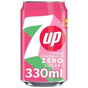 7Up Pink Lemonade Zero Sugar 330Ml