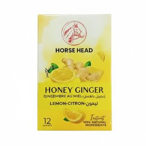 Horse Head Instant Honey Ginger&Lemon Powder 8G 12 Sachets