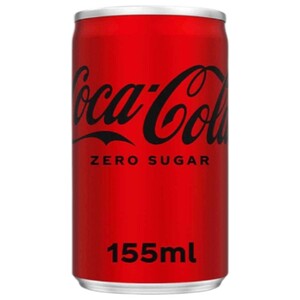 Coca Cola Carbonated Drink Zero Sugar 155Ml