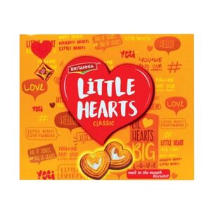 Britannia Little Hearts Classic Biscuits 50.5 Gr Pack Of 8